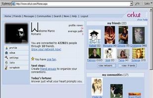 Profile page