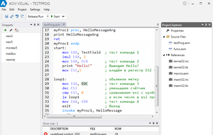 ASM Visual screenshot 1