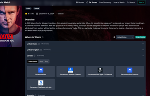 Where to watch screenshot 1