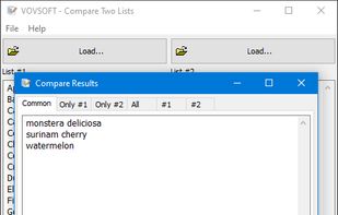 Compare Two Lists screenshot 1