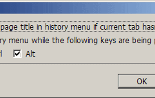 Tab History Menu screenshot 1