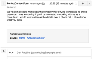 PerfectContactForm screenshot 1