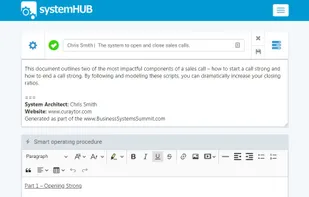 systemHUB screenshot 2