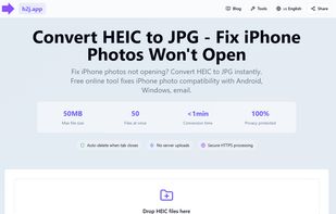 H2J.app screenshot 1