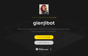 AI bot that can answer questions in ChatGPT style, check grammar and help any language studies, transcribe audio or summarize texts.