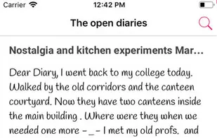 The Open Diaries screenshot 1