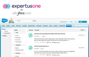 ExpertusONE LMS screenshot 1