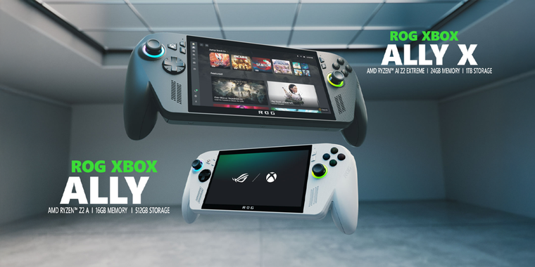 Microsoft unveils new official Xbox handhelds with an optimized custom version of Windows