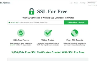 SSL For Free screenshot 1