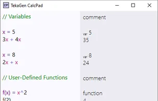 CalcPad by tekagen screenshot 1