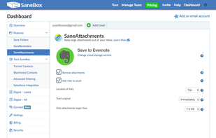 SaneBox screenshot 3