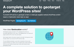 GeotargetingWP screenshot 1