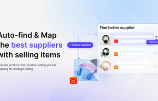 Auto find & map the best suppliers with selling items