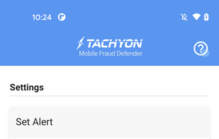 TACHYON Mobile Fraud Defender screenshot 3