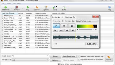 Switch Audio and Mp3 Converter - Preview Audio