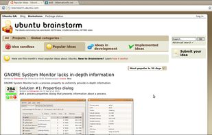 IdeaTorrent powering Ubuntu Brainstorm