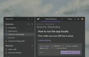 Warp Terminal screenshot 3