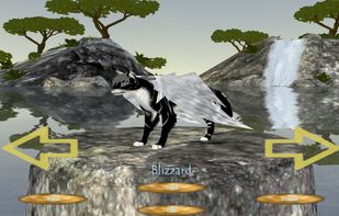 You can make and name your character or "char" as most call it, from a feline or canine base
