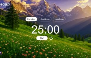 "Clean and distraction-free Pomodoro timer interface."

"Focero main timer screen with multilingual support."

"Web-based focus timer designed for individuals and remote teams."

"Minimalist productivity timer — no downloads, no clutter."