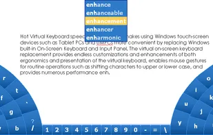Hot Virtual Keyboard screenshot 1