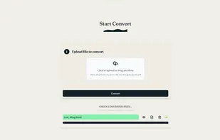 Markitdown Online screenshot 1