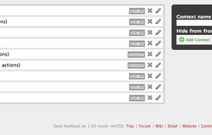 Flexible views of your actions