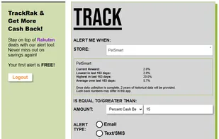 TrackRak screenshot 2