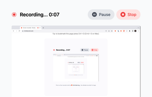Record what you want to share