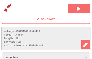 Melody Generator screenshot 1