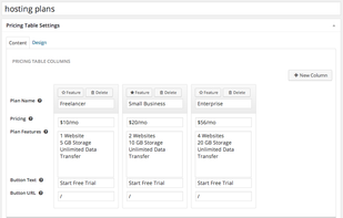 Easy Pricing Tables screenshot 2