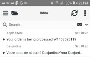 Northmail screenshot 1