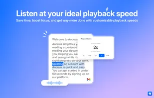 Text to Speech to read aloud Email and Fast Playback Speed