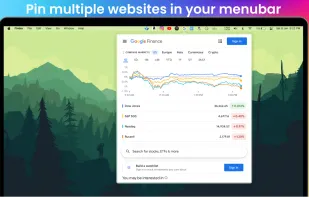 Menubar Browser screenshot 1