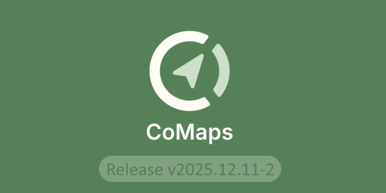 CoMaps adds updated OpenStreetMap data and Material 3 themes image