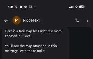 RidgeText screenshot 1