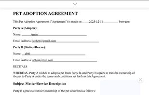 Signatures can be added and positioned by dragging them to the appropriate locations within the document.