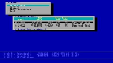 DiskPatch screenshot 1