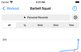 FitNotes iOS screenshot 2