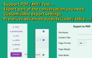 ChatGPT Exporter screenshot 1