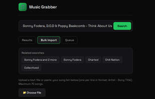 MusicGrabber screenshot 1