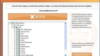 Messenger and chat blocking