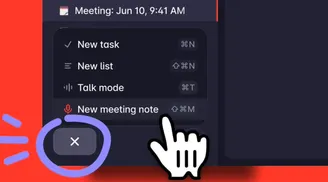 Superlist adds Quick Create Menu for instant task and note actions image