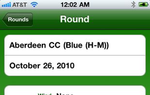 Scorecard Golf screenshot 1