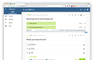 administration interface