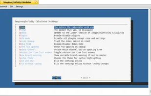 The settings editor on Haiku
