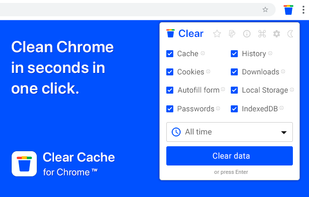 Clear Cache for Chrome screenshot 1