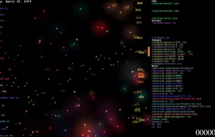 Logstalgia screenshot 1