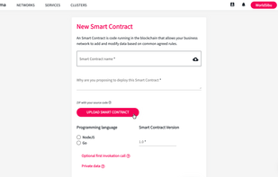 Installing smart contracts is fully coordinated with all members, a form and a consensus approval is all it takes.