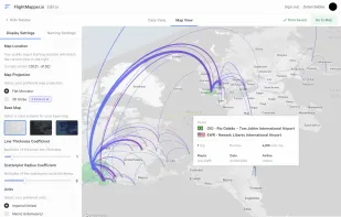 Flightmapper.io screenshot 1