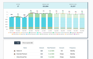 Subscription Tracker - Simplify Budget